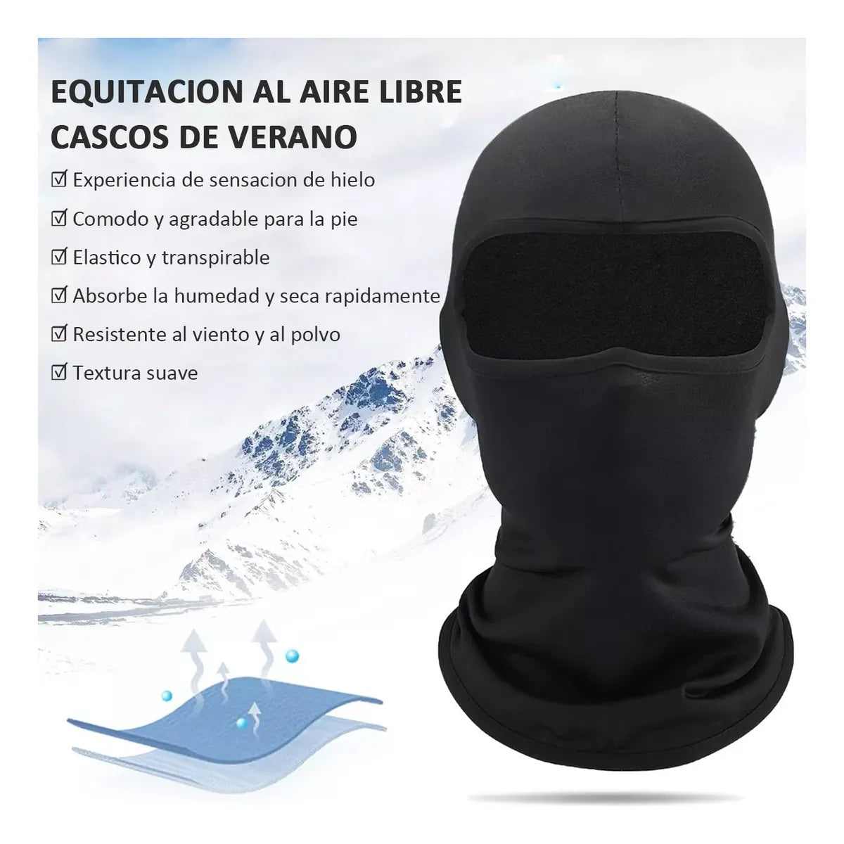 Kit de protección (guantes + toalla facial de seda helada + protectores de brazos)