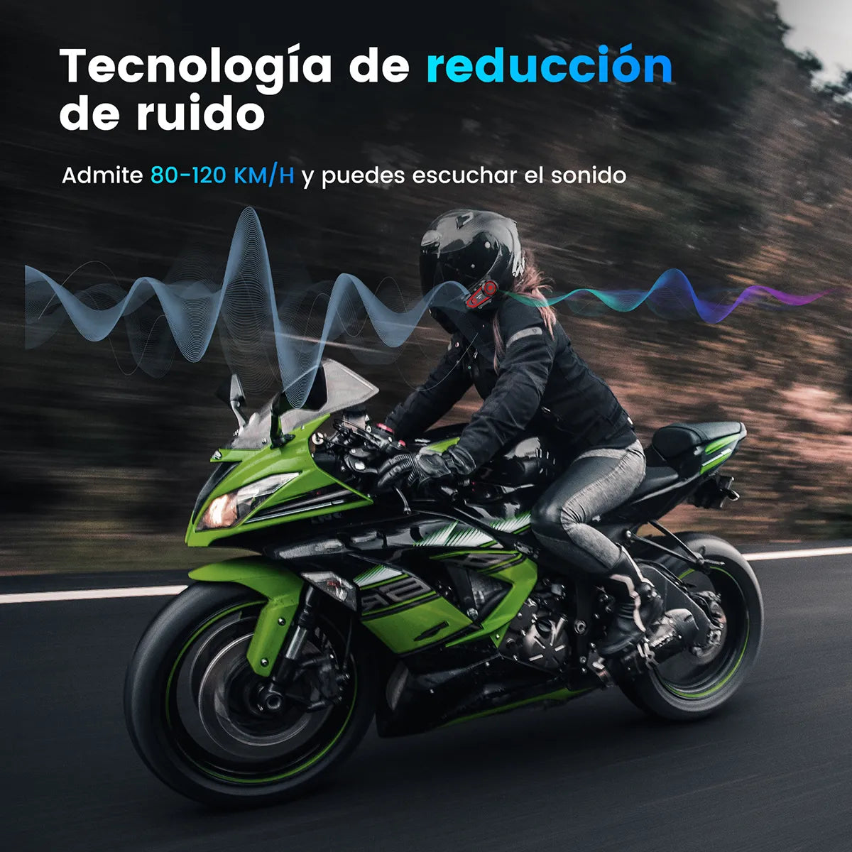 Audífonos para cascos de moto