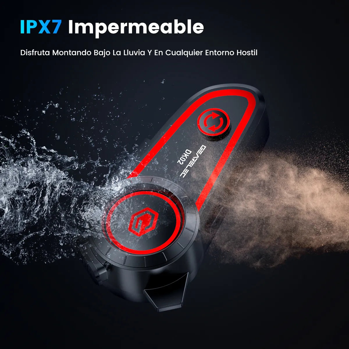 Audífonos para cascos de moto