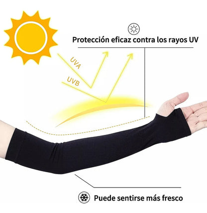 Kit de protección (guantes + toalla facial de seda helada + protectores de brazos)