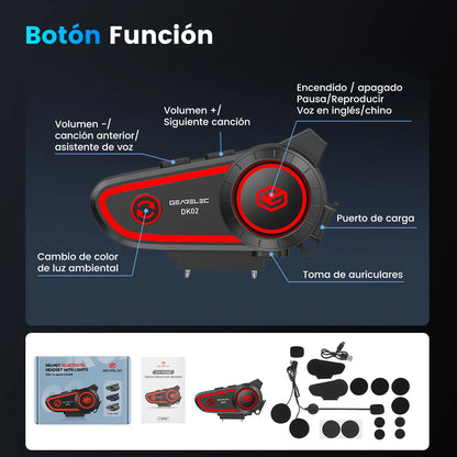 Audífonos para cascos de moto